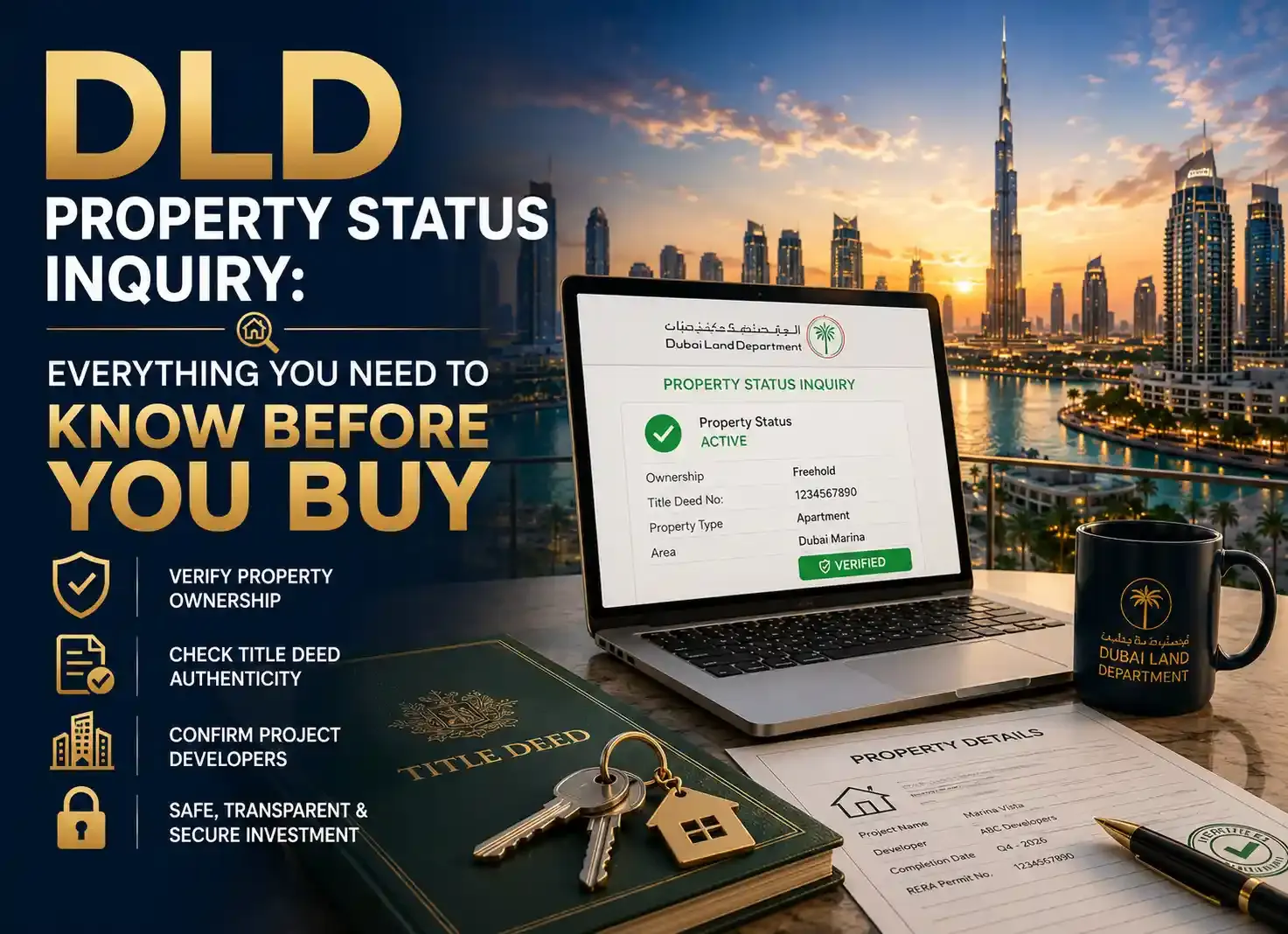 Property Project Update DLD Property Status Inquiry & Project Status Guide 2026